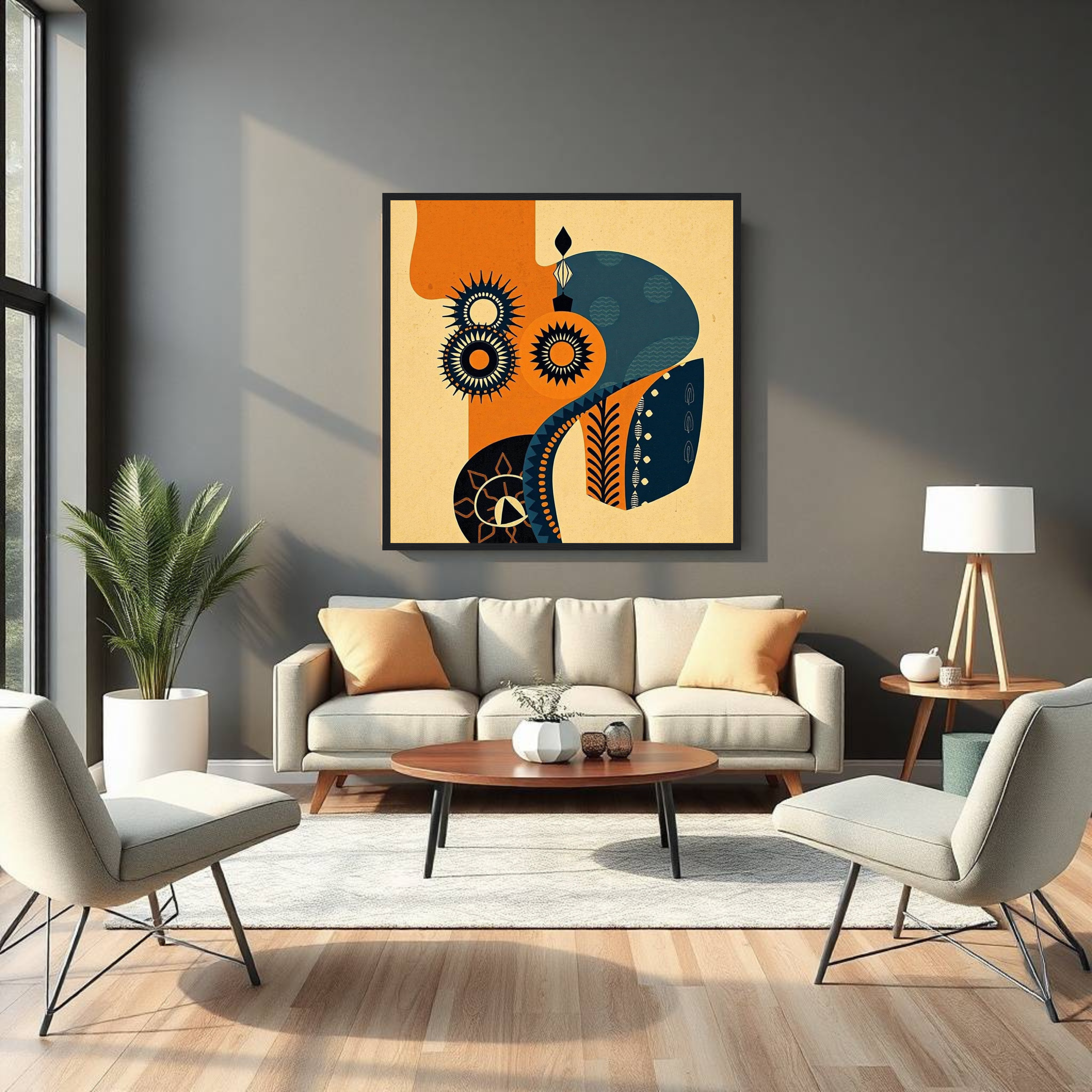 Ancestral Modernism - Minimalist Abstract Art for Modern Interiors