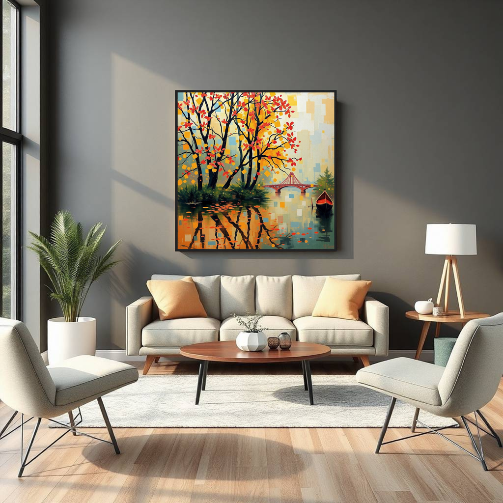 Reflections of a Gentle Fall