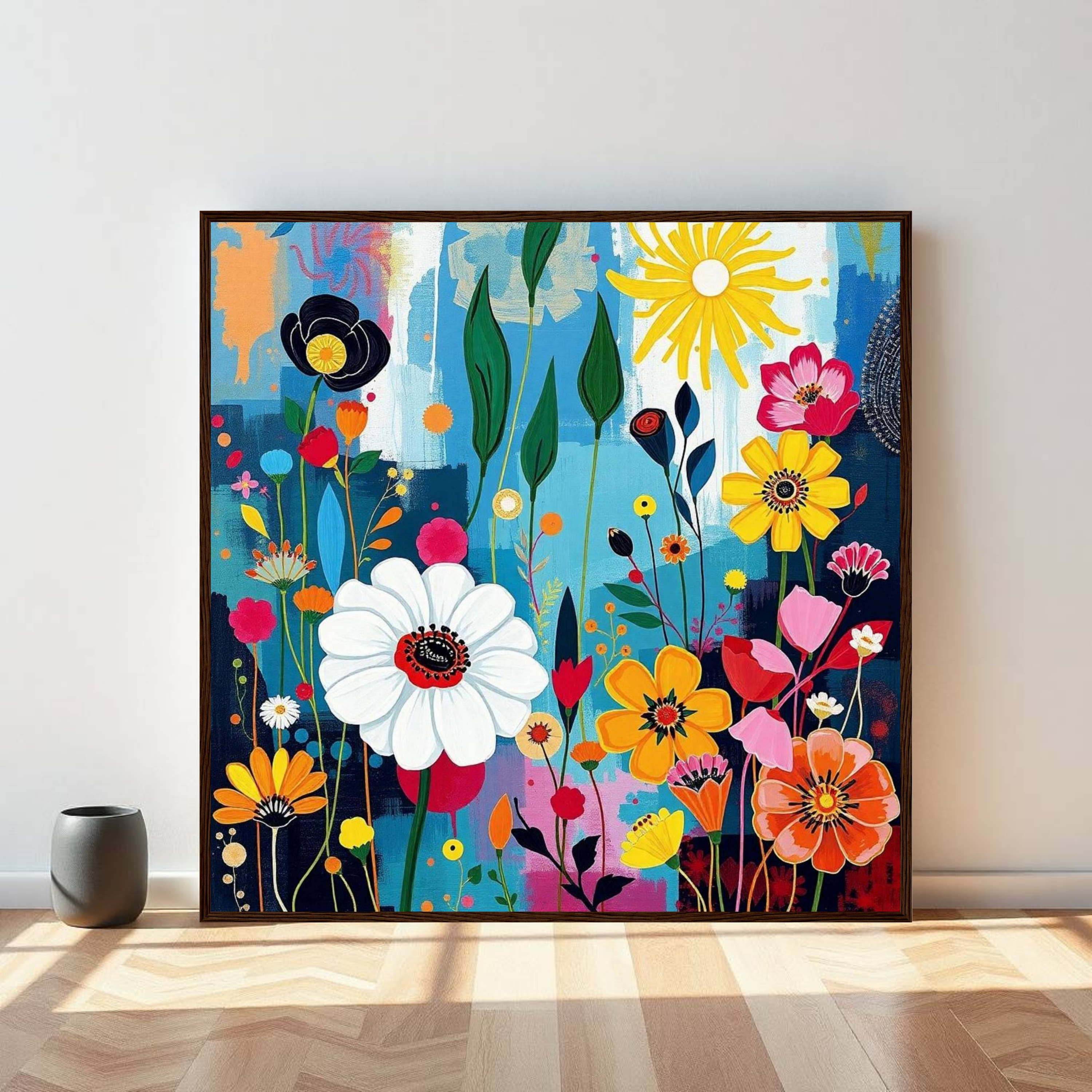 Delightful Blooms — Colourful Wall Art Poster
