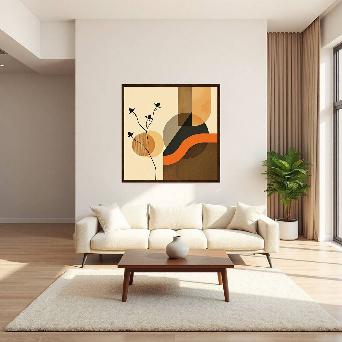 Organic Botanical Abstract Poster