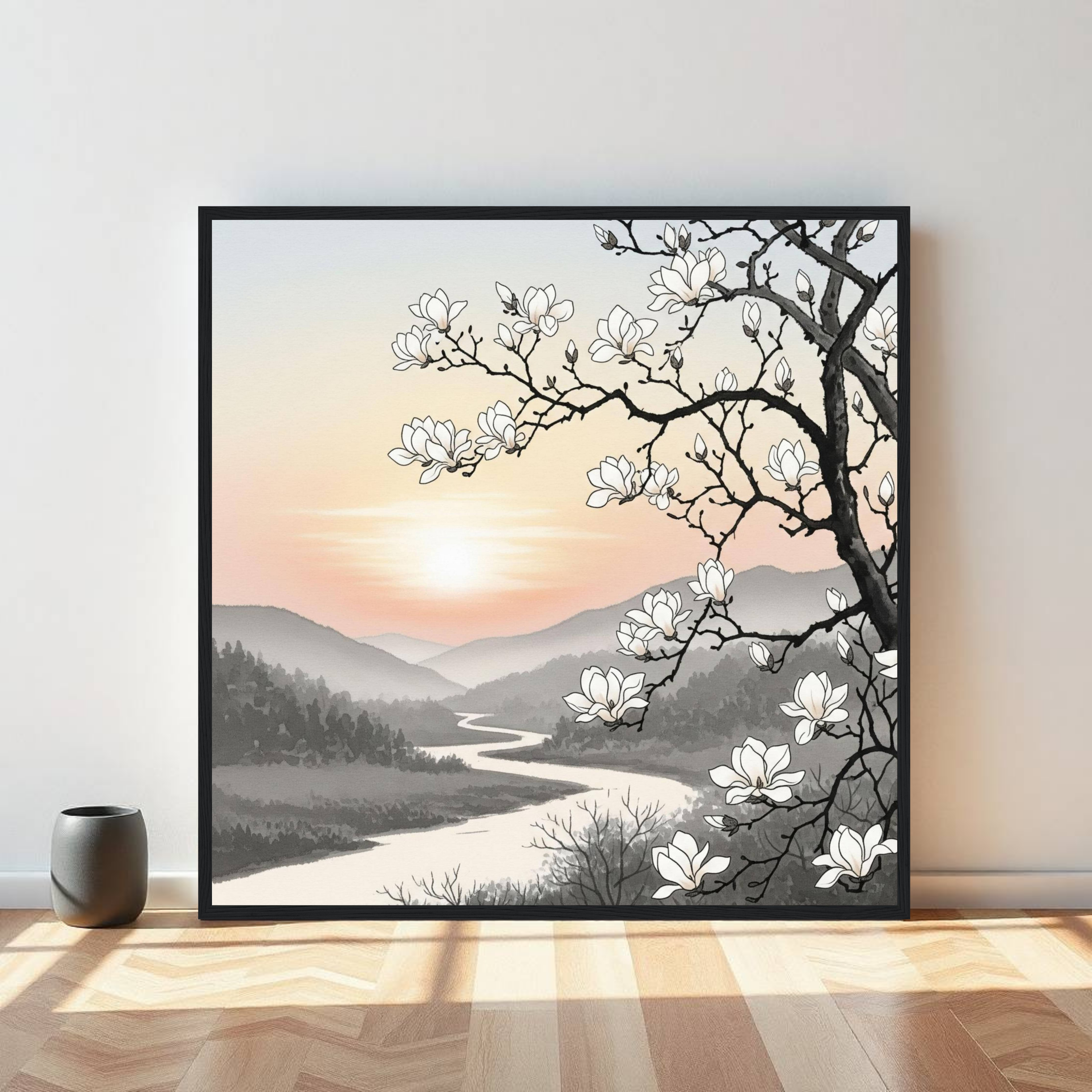 Tranquil Japanese Sunset