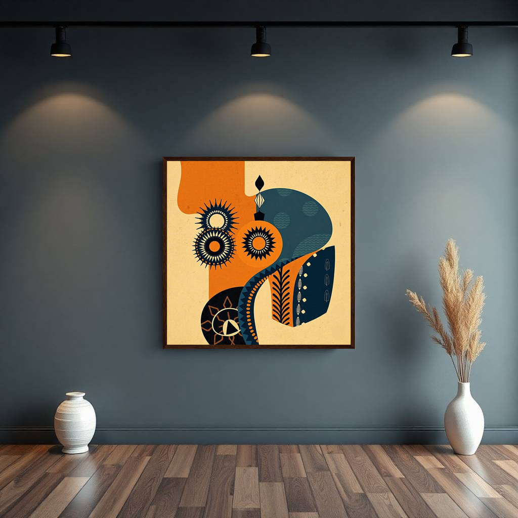 Ancestral Modernism - Minimalist Abstract Art for Modern Interiors